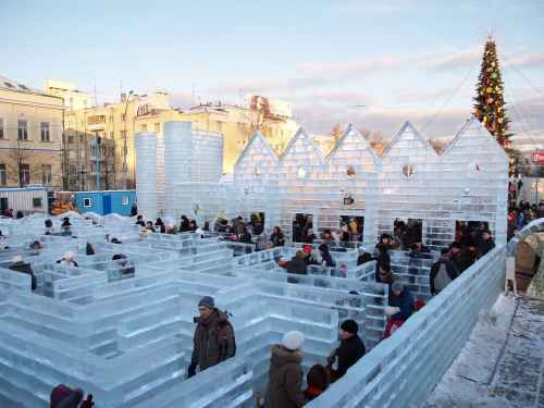 Новости туризма - В Москве откроется новый аттракцион — ледовый конструктор 