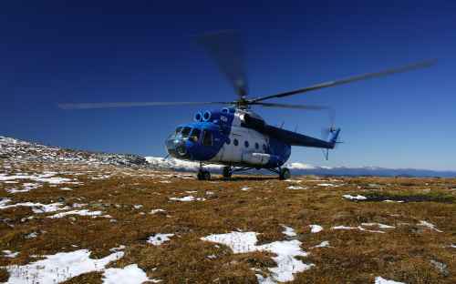 Новости туризма - Вертолет с туристами совершил жесткую посадку на Камчатке