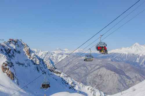 Новости туризма - Первый горнолыжный уикенд Курорт Красная Поляна посетили более 12 000 гостей